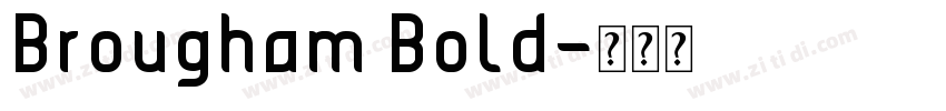 Brougham Bold字体转换 Brougham Bold字体转换